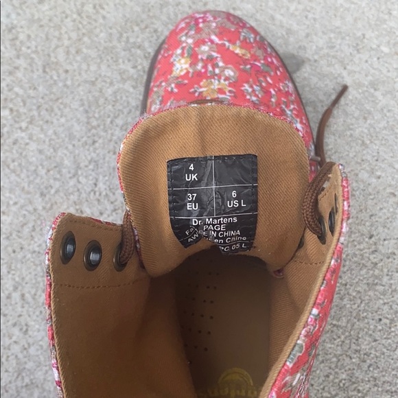 Doc Marten Page Print Coral Meadow - Picture 5 of 5